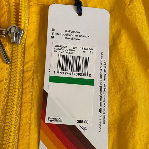 Ellesse Windbreaker NWT - Picture 5 of 6